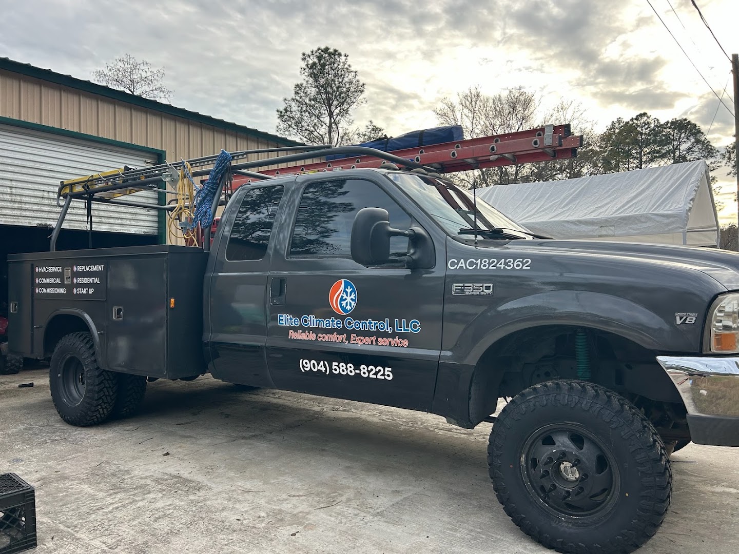 Elite Climate Control service truck